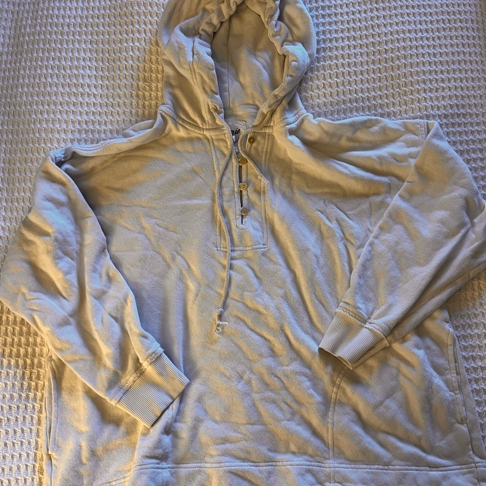 Aerie Women's Cream Hoodie